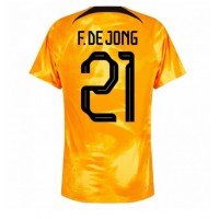 Maglie da calcio Olanda Frenkie de Jong #21 Prima Maglia Mondiali 2022 Manica Corta